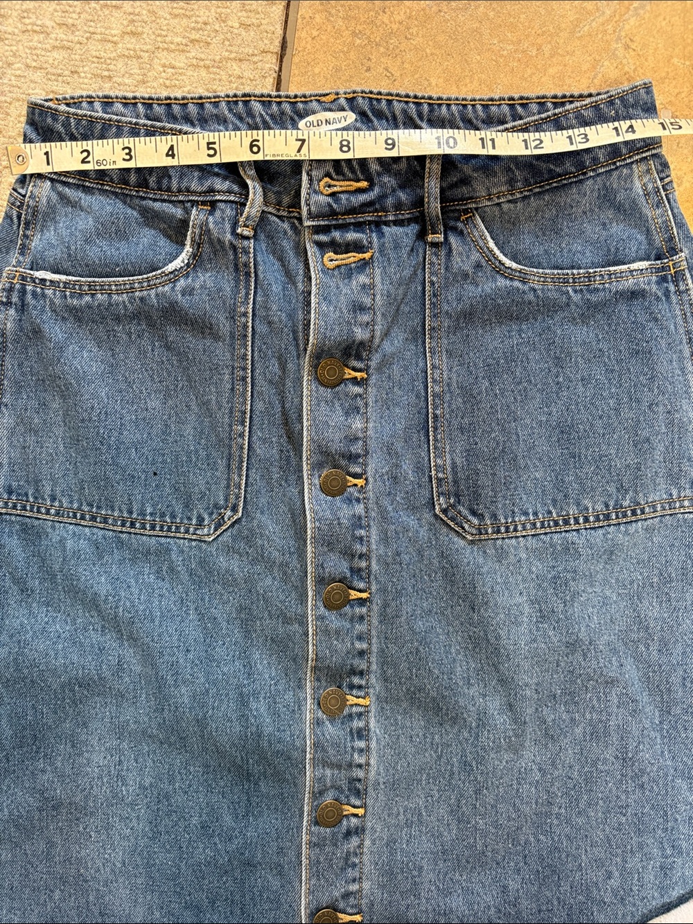 Old Navy button-down skirt - Picture 7 of 8